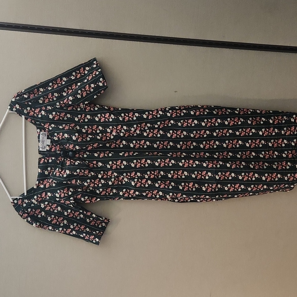 Collectif London Dolores Wallflower Pencil Dress Size 8 - Picture 2 of 16